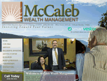 Tablet Screenshot of mccalebwealthmanagement.com